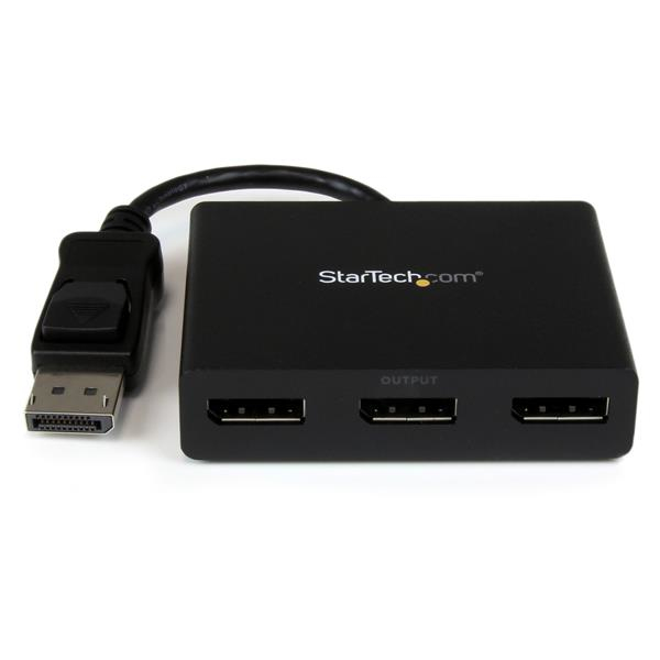Image of StarTech.com 3-Port Multi Monitor Adapter - DisplayPort 1.2 MST...
