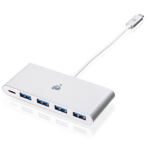 iogear GUH3C4PD interface hub USB 3.2 Gen 1 (3.1 Gen 1) Type-C 5000 Mbit/s White