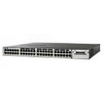 Cisco C3850-48P-S, Refurbished Managed Power over Ethernet (PoE) Black, Grey