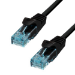 ProXtend CAT6A U/UTP CU LSZH Ethernet Cable Black 20CM