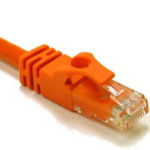 C2G 14ft Cat6 550MHz Snagless Crossover Cable networking cable Orange 168.1" (4.27 m)