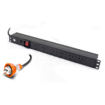 Serveredge SEDG-6P-GPO-15AC power distribution unit (PDU) 6 AC outlet(s) 1U Black