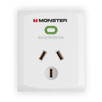 Monster MT-FPSP1700W surge protector White 1 AC outlet(s)