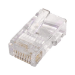 Cablenet Cat6 RJ45 UTP 50u Crimp Plug Solid/Stranded (1 Part)