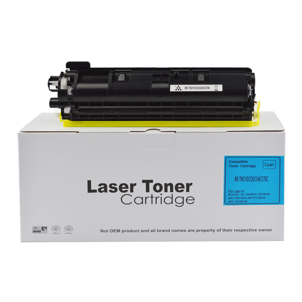 CTS Wholesale Comp Brother HL3040 Cyan Toner TN230C also for TN210C TN250C TN270C