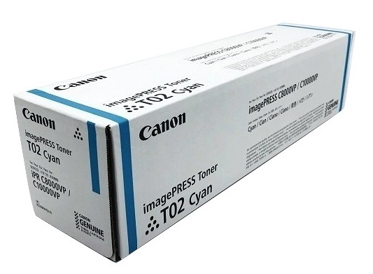 Image of Canon 8530B001/T02 Toner cyan, 43K pages/5% for Canon imagePRESS C...