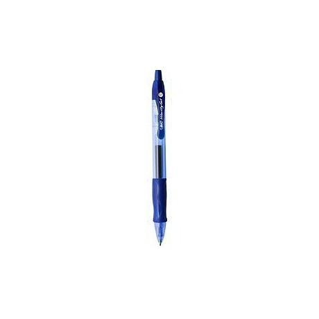 Image of BIC 829158 ballpoint pen Blue Clip-on retractable ballpoint pen 12...