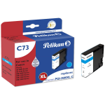 Pelikan 1071170799/C73 Ink cartridge cyan, 1.52K pages 25ml (replaces Canon PGI-2500XLC) for Canon IB 4050