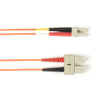 Black Box FOCMR50-003M-SCLC-OR fiber optic cable 118.1" (3 m) SC LC OFNR OM2 Orange