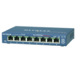 Netgear FS108-300PES network switch Unmanaged L2 Fast Ethernet (10/100) Blue