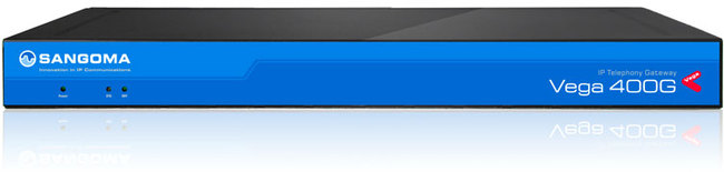 Image of SANGOMA Next Generation Vega 400G, 4 T1/E1/PRI failover, 30 VoIP...