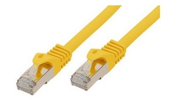 EU Product - RJ45 Patchkabel S/FTP, Cat7 LSZH 0,5m gelb thumbnail