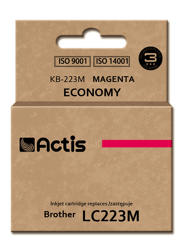 Actis KB-223M ink (replacement for Brother LC223M; Standard; 10 ml; magenta)