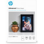 HP Advanced Photo Paper, Glossy, 250 g/m2, 10 x 15 cm (101 x 152 mm), 100 sheets