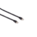 Mercodan PRO HDbaseT 5,0m, KAT7 S/FTP Patchkabel,, sort, LSZH Halogenfri, AWG23 Solid networking cable Black 5 m Cat6 S/FTP (S-STP) Round