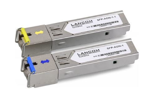 60201 LANCOM SYSTEMS SFP-BiDi1550-SC1 - SFP (Mini-GBIC)-Transceiver-Modul - 1GbE - 1000Base-BX20 -...