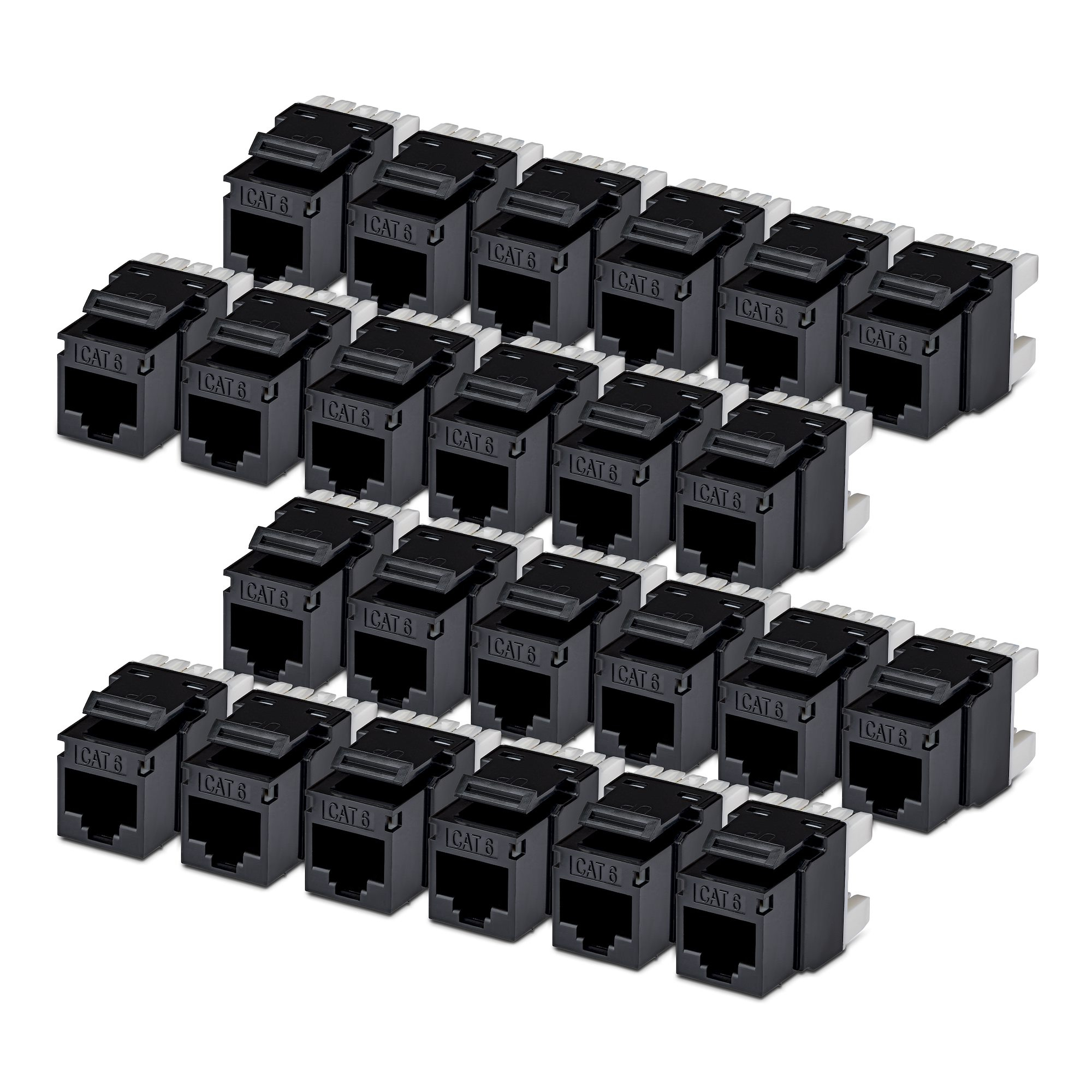 Startech.com Gold/Bronze Cat6 Keystone Jack. 24-Pack Rj45 Ethernet Keystone Jacks.