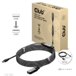 CLUB3D USB 3.2 Gen1 Active Repeater Cable 10m / 32.8ft M/F 28AWG