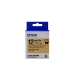 Epson C53S654001|LK-4KBK Ribbon black on gold 12mm x 9m for Epson LabelWorks 4-18mm/36mm/6-12mm/6-18mm/6-24mm