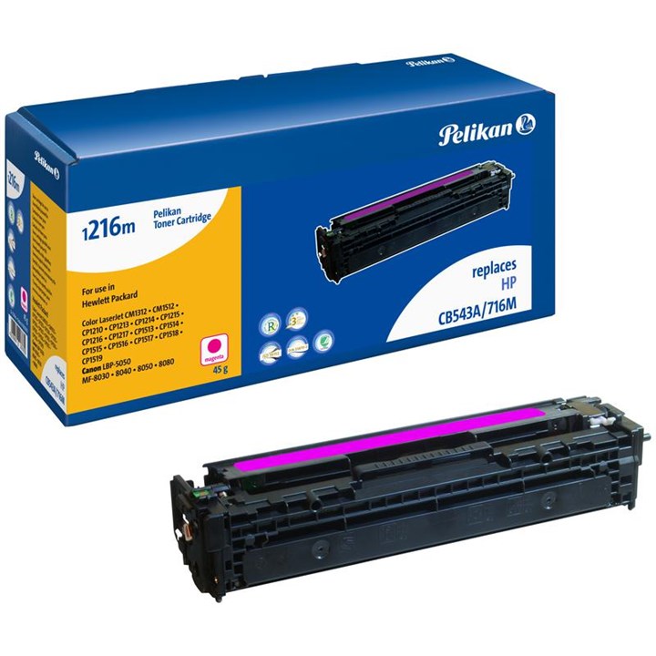 Image of Pelikan Laser Toner For HP 125A Magenta (Cb543A)
