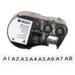 Brady M4C-475-422/R6000HF DirectLabel Etikettes Polyester black on white 12,07mm x 7,62m for Brady 25.4mm/38.1mm