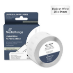 MediaRange MRDY11352 printeretiket Wit