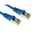 Cables Direct Cat6a, 25m networking cable Blue S/FTP (S-STP)
