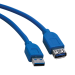 Tripp Lite U324-006 USB cable USB 3.2 Gen 1 (3.1 Gen 1) 72" (1.83 m) USB A Blue