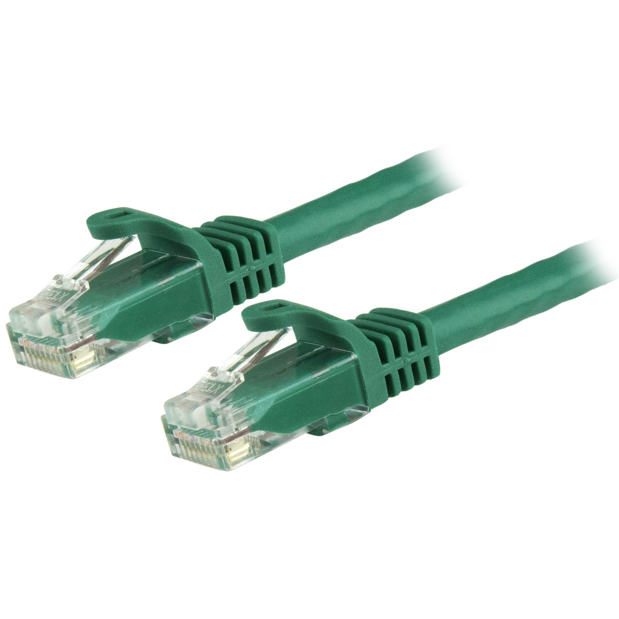 Image of StarTech.com 1.5m CAT6 Ethernet Cable - Green CAT 6 Gigabit...
