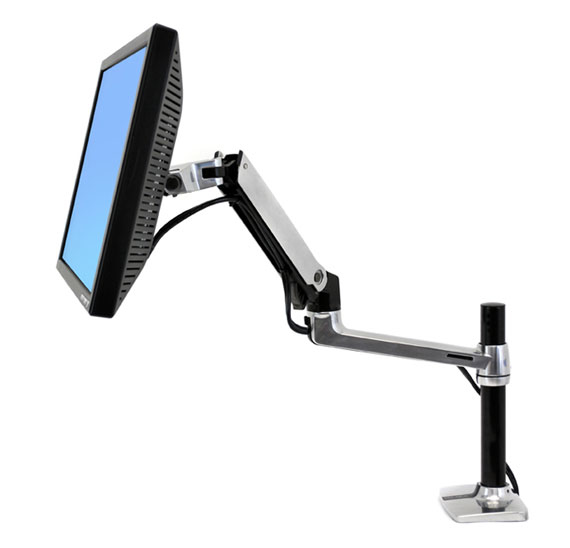 Image of Ergotron LX Series Desk Mount LCD Arm, Tall Pole 86.4 cm (34") Black