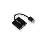 iogear GVC311 video cable adapter HDMI Type A (Standard) VGA (D-Sub) + 3.5mm Black