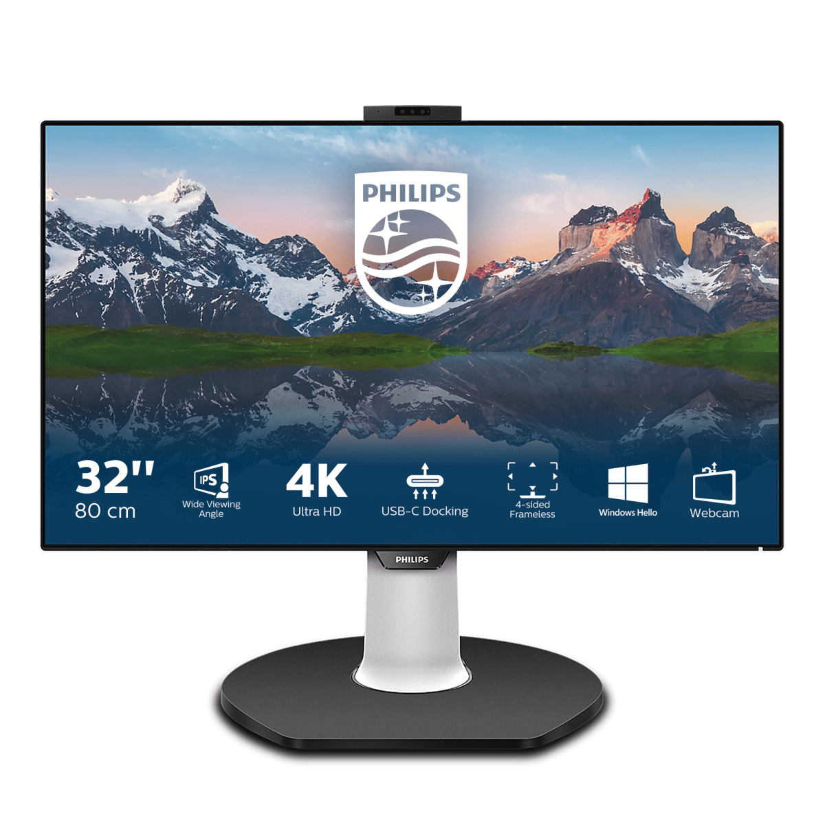 Philips P Line LCD monitor with USB-C Dock 329P9H/00