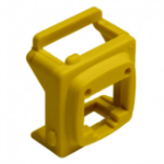 TE RJ45 Keystone to Australian Style Bezel |10 Pack Yellow