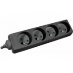 Hypertec 808541-HY power extension 1.5 m 4 AC outlet(s) Indoor Black