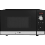 Bosch Serie 2 FFL023MS2 microwave Black, Stainless steel Solo microwave Countertop 20 L 800 W