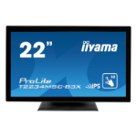 iiyama ProLite T2234MSC-B3X touch screen monitor 54.6 cm (21.5") 1920 x 1080 pixels Multi-touch Tabletop Black