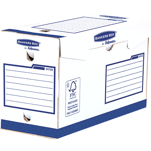 Fellowes 4472802 file storage box Paper Blue. White