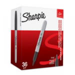 Sharpie PERMNT MARKER FINE BLK PK36