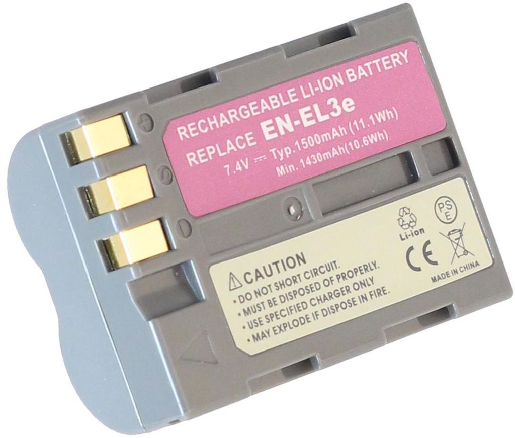 EU Product - Battery for EN-EL3e replacement battery thumbnail
