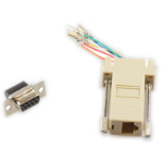 Microconnect SAD008 cable gender changer RJ45 F DB9 F Beige