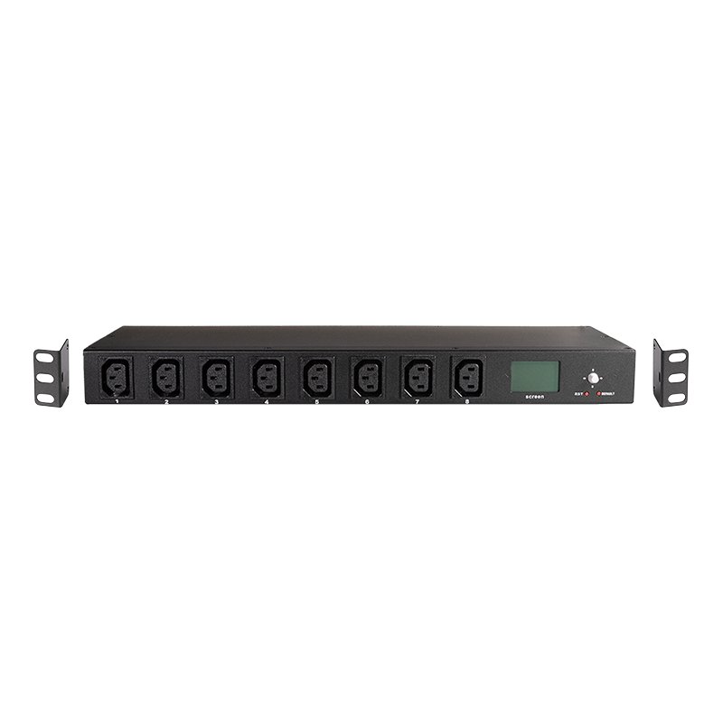 LogiLink Smart PDU 8-way C13, switchable, with metering, rack mountable