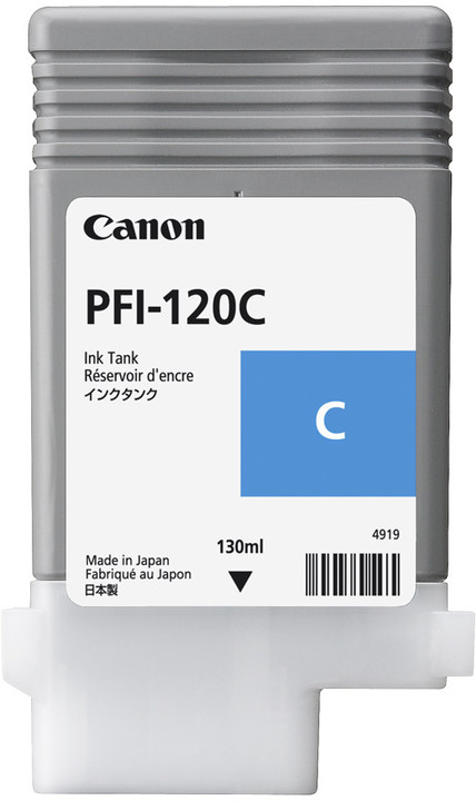 Image of Canon 2886C001/PFI-120C Ink cartridge cyan 130ml for Canon IPF...
