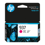 HP 937 MAGENTA ORIGINAL INK CARTRIDGE 800 PAGE YIELD FOR OJPRO 9132E 9133 9135E 9130