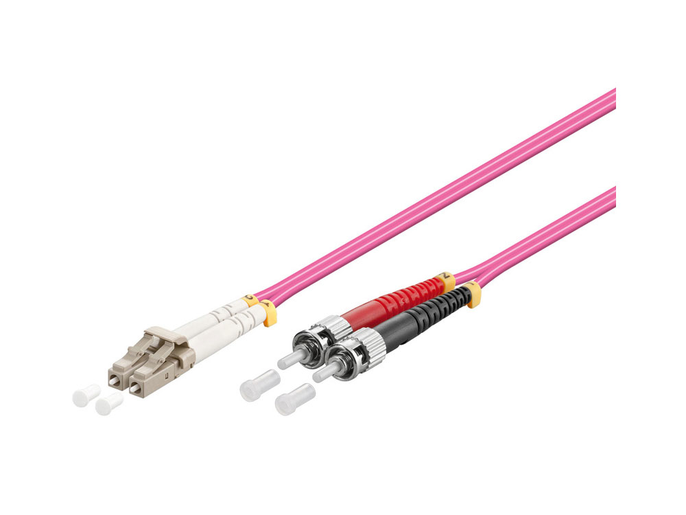 Alcasa 10m LC/ST InfiniBand/fibre optic cable Violet
