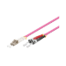 Alcasa 10m LC/ST InfiniBand/fibre optic cable Violet