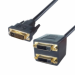 connektgear DVI-D Monitor Splitter Cable - Male to 2 x Female