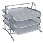 Q-CONNECT KF00822 desk tray/organizer Silver