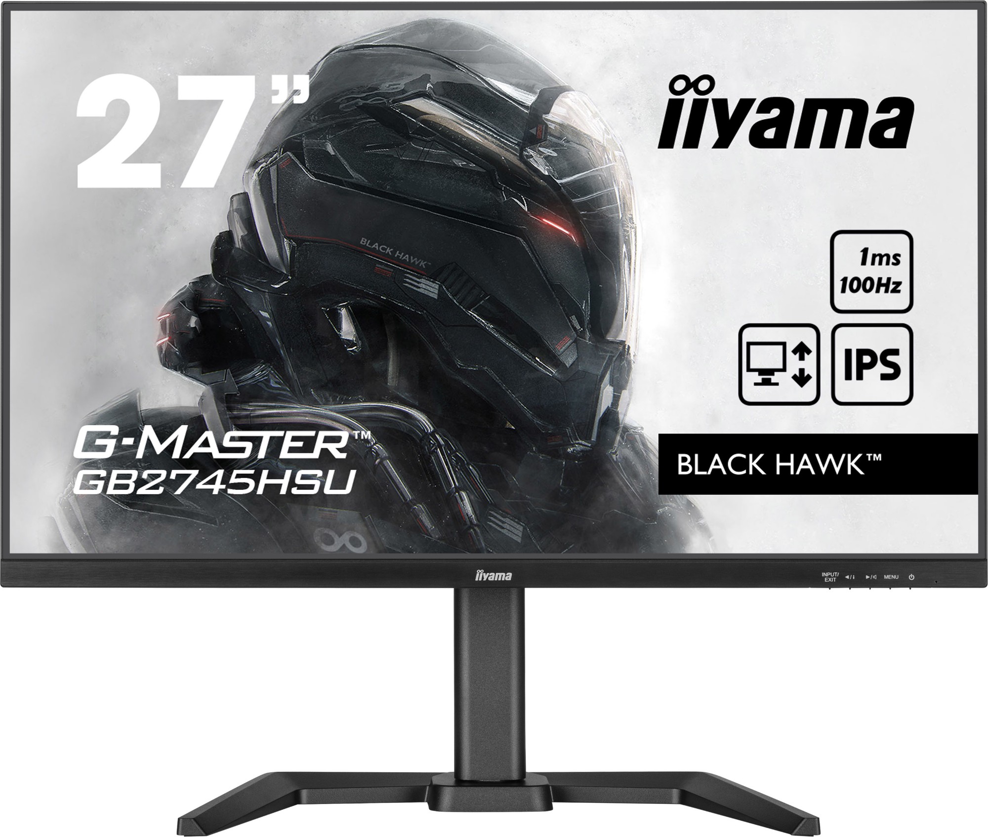 iiyama G-MASTER GB2745HSU-B1 computer monitor 68.6 cm (27") 1920 x 1080 pixels Full HD LED Black