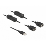 DeLOCK 86803 power cable Black 1 m USB A