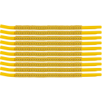 Brady SCNG-18-PLUS cable marker Black, Yellow Nylon 300 pc(s)